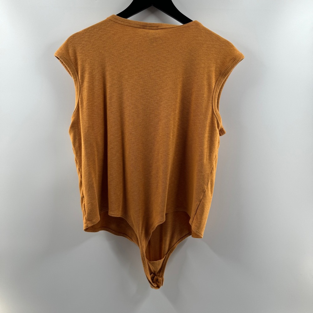 Universal Thread Ribbed Mustard Bodysuit Size 2X - Picture 6 of 6